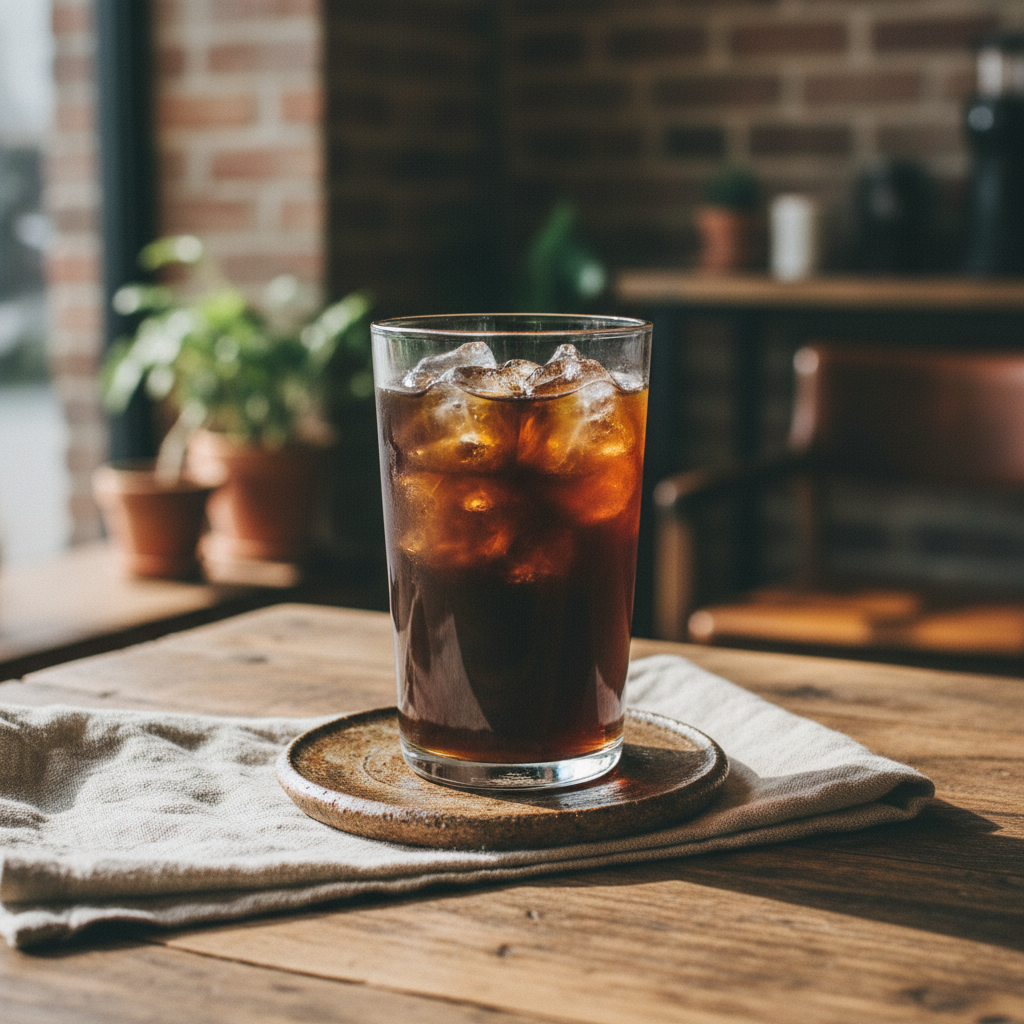Assorted flavored coffee samples from Perro Coffee in a rustic, artisanal-style display with various coffee bags and tasting cups.