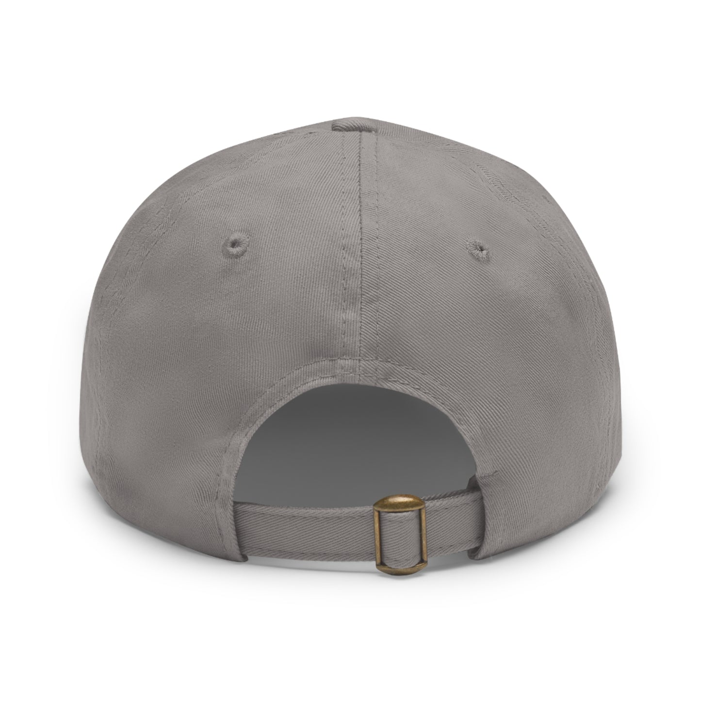 Dad Hat — Perro Coffee Round Leather Patch Cap