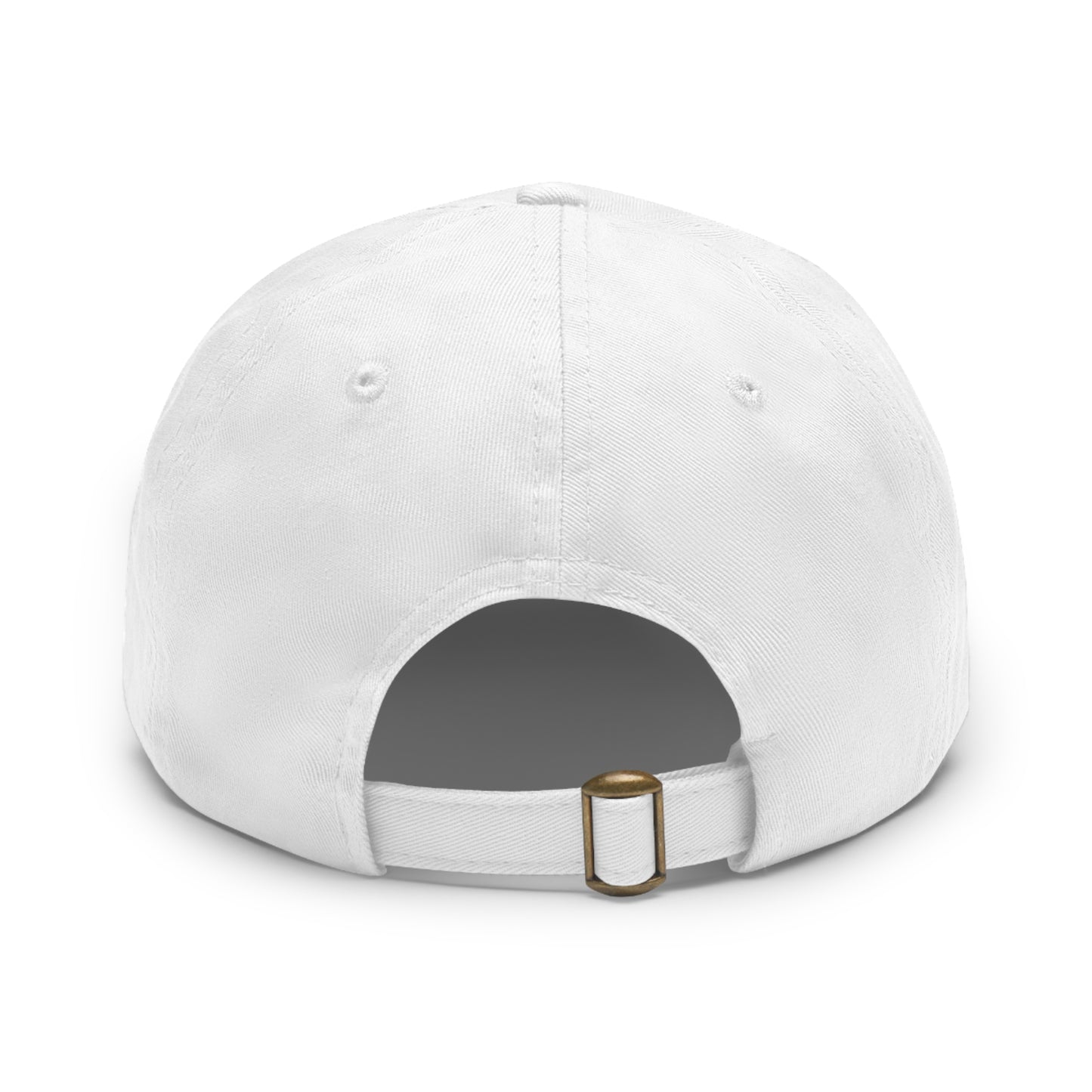 Dad Hat — Perro Coffee Round Leather Patch Cap