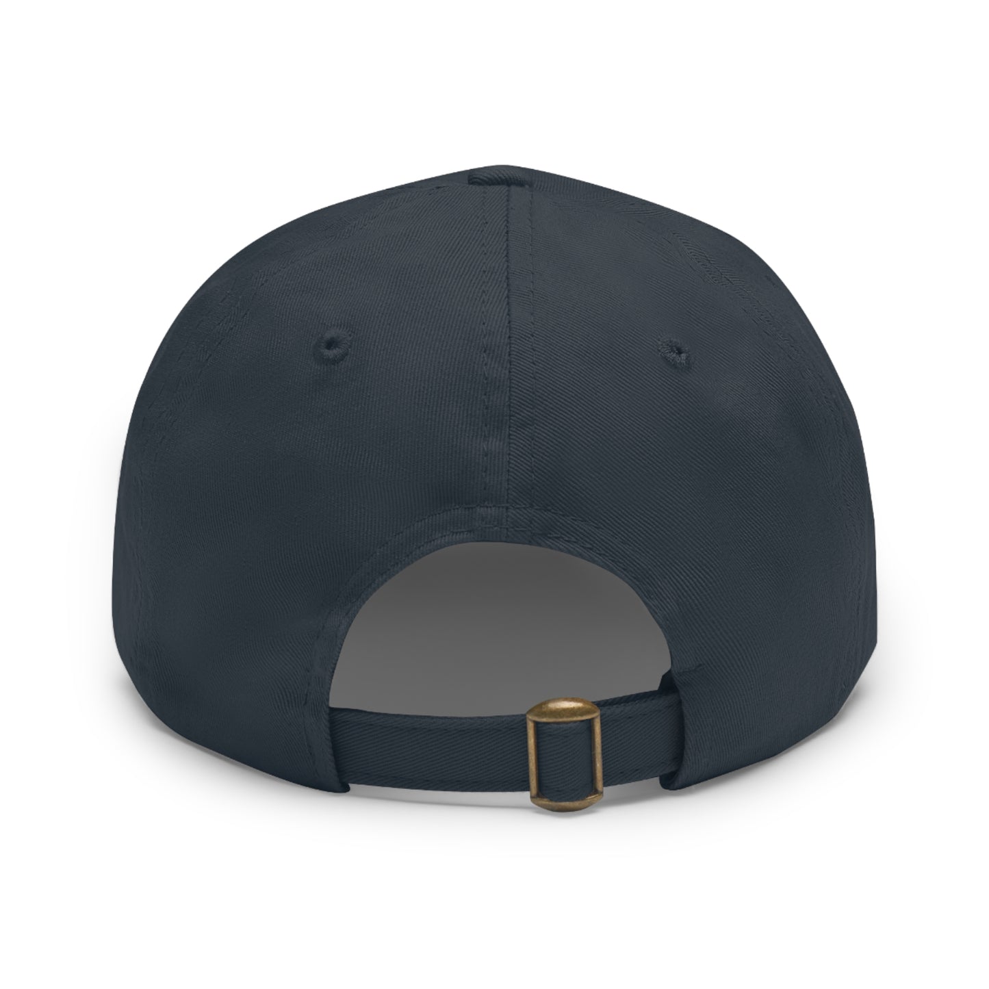 Dad Hat — Perro Coffee Round Leather Patch Cap