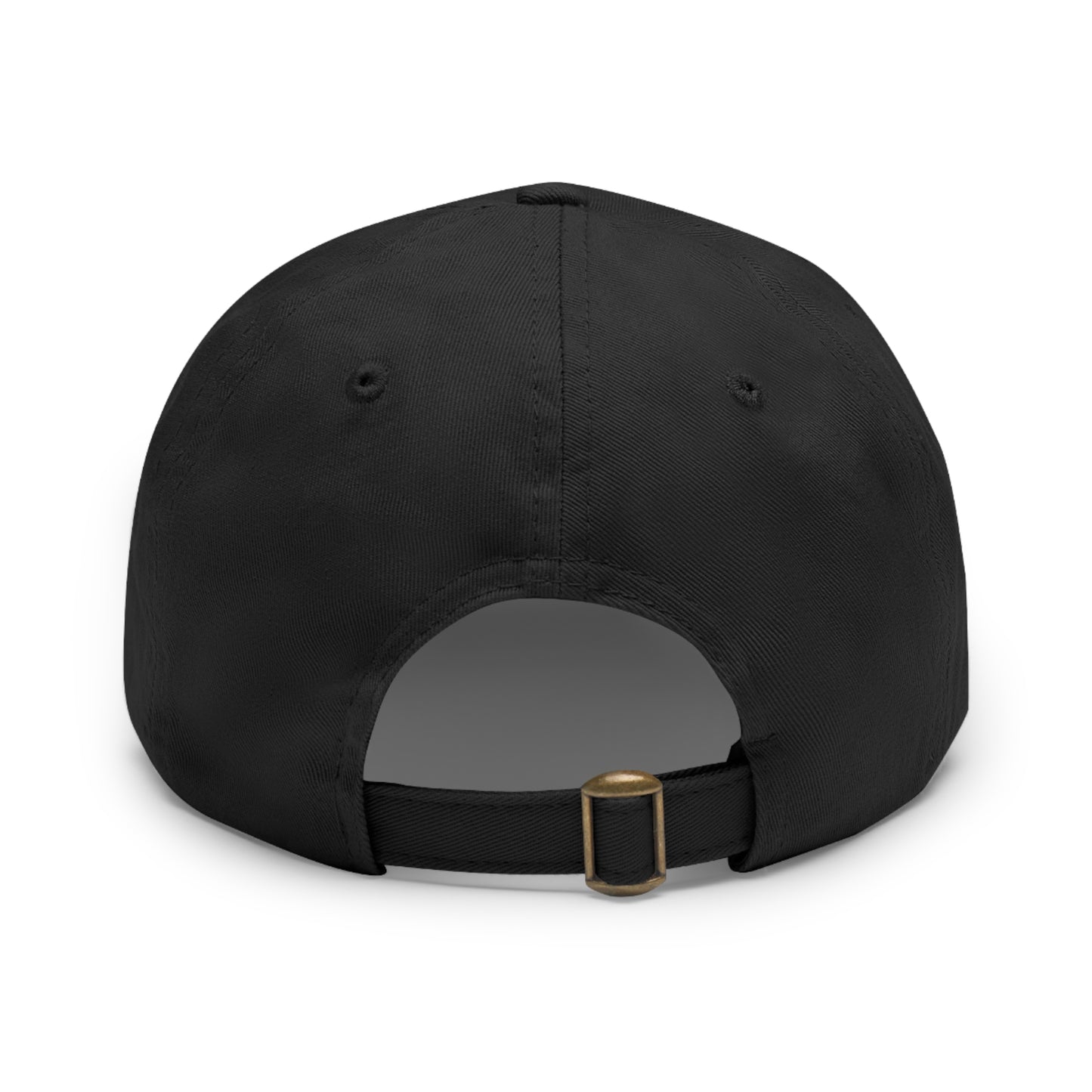 Dad Hat — Perro Coffee Round Leather Patch Cap